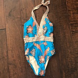 Anthropologie one Piece Swimsuit Monokini S NWOT